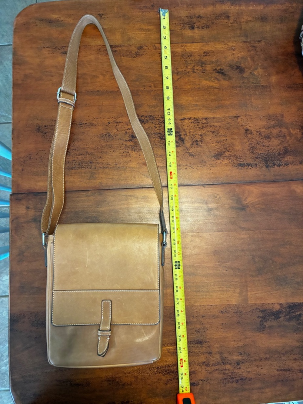 Leather Shoulder Handbag - Picture 4 of 10